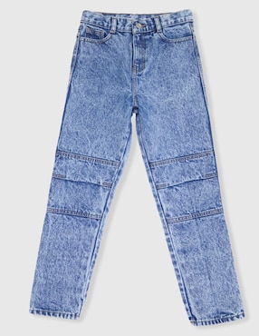 Jeans slim Weekend lavado bitono para niño