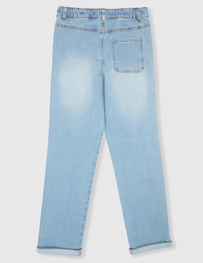 Jeans straight Weekend deslavado para niño