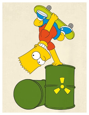Playera Simpson manga corta para niño