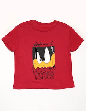 Playera Warner Looney Toons manga corta para niño