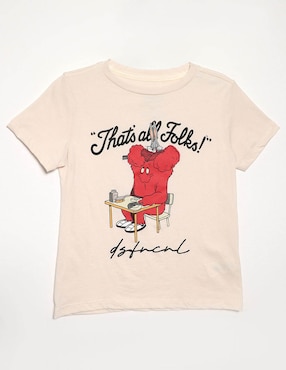 Playera Warner manga corta para niño