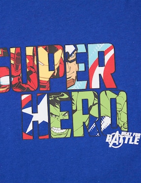 Playera Marvel DTR Avengers manga corta para niño