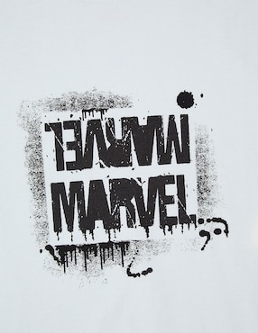 Playera Disney DTR Marvel manga corta para niño