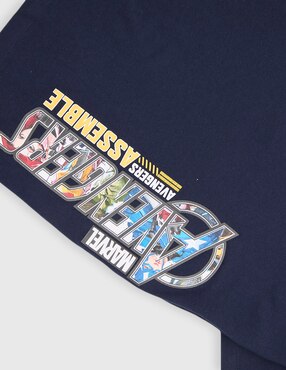 Playera Marvel DTR Avengers manga corta para niño
