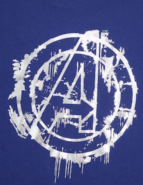 Playera Disney DTR Avengers manga corta para niño