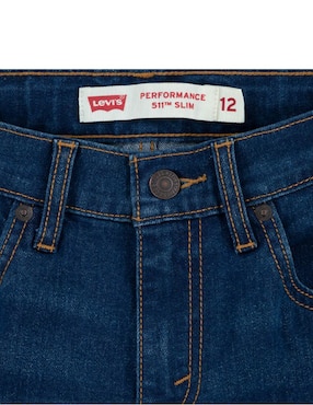 Jeans straight Levi´s lavado obscuro para niño