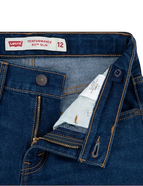 Jeans straight Levi´s lavado obscuro para niño