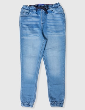 Jeans jogger straight Weekend lavado degradado para niña