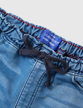 Jeans jogger straight Weekend lavado degradado para niña