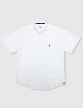 Camisa casual Us Polo de algodón manga corta para niño