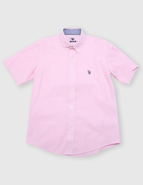 Camisa casual Us Polo de algodón manga corta para niño