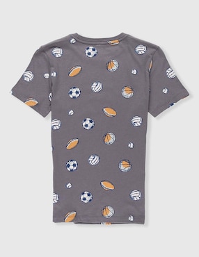 Playera Weekend manga corta para niño