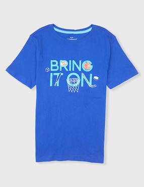 Playera Weekend manga corta para niño