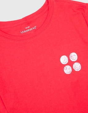 Playera Weekend manga corta para niño