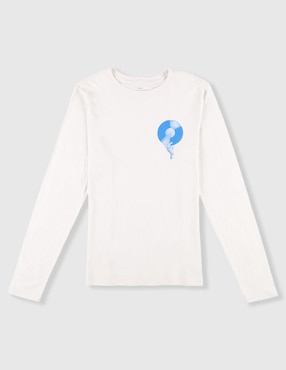 Playera Weekend manga larga para niño