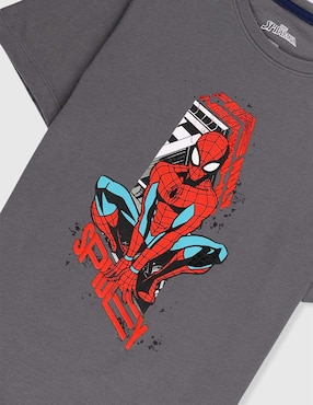 Playera Spider-Man manga corta para niño