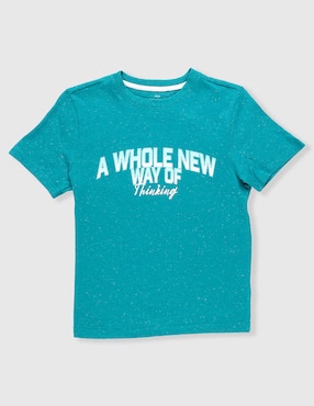 Playera Weekend manga corta para niño
