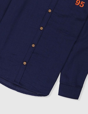 Camisa casual Weekend de algodón manga larga para niño