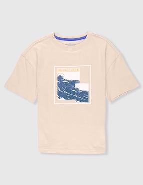 Playera Weekend manga corta para niño