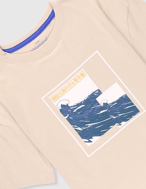 Playera Weekend manga corta para niño