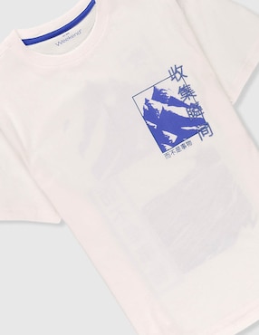 Playera Weekend manga corta para niño
