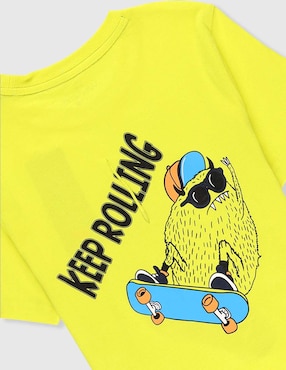 Playera Weekend manga corta para niño