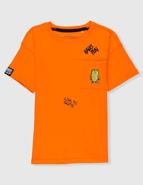 Playera Weekend manga corta para niño