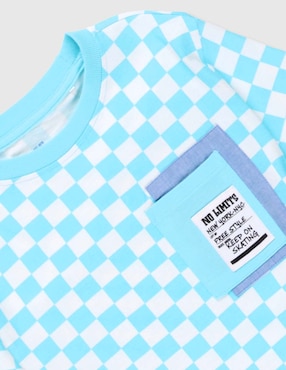 Playera manga corta para niño