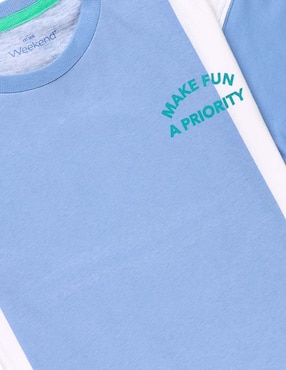 Playera manga corta para niño