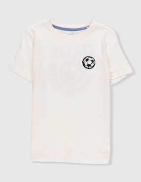Playera Weekend manga corta para niño