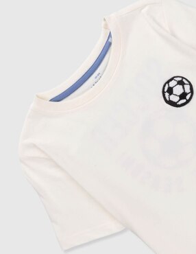 Playera Weekend manga corta para niño