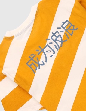 Playera Weekend manga corta para niño