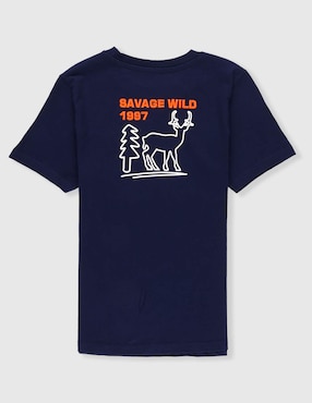 Playera Weekend manga corta para niño
