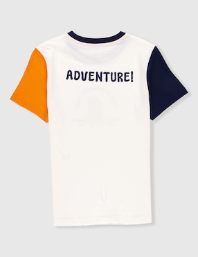 Playera Weekend manga corta para niño
