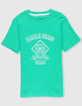 Playera Weekend manga corta para niño