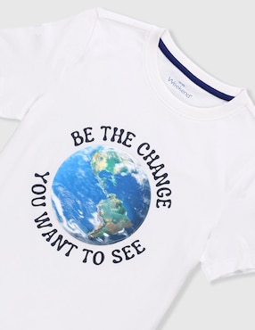 Playera Weekend manga corta para niño