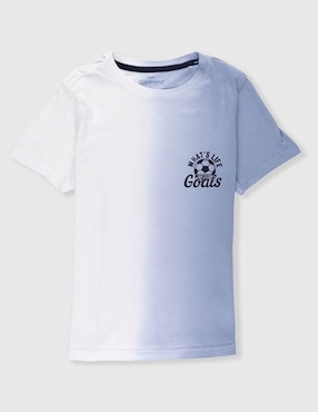 Playera Weekend manga corta para niño