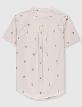 Camisa casual Weekend de algodón manga corta para niño