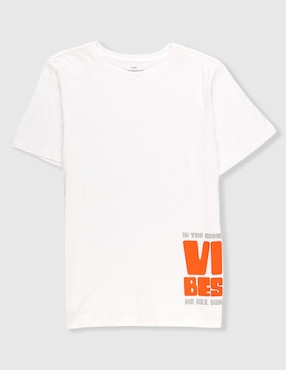 Playera Weekend manga corta para niño