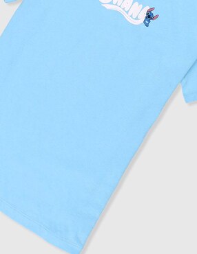 Playera Disney Dtr stitch managa corta para niño