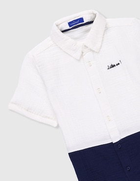 Camisa casual Weekend manga corta para niño