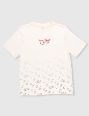 Playera Marvel Dtr Pizza Planeta manga corta para