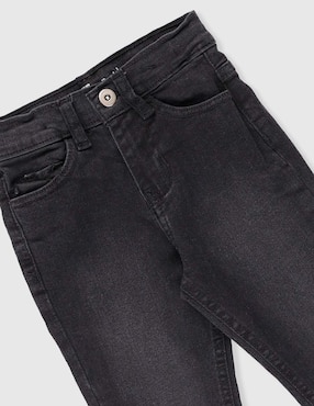 Jeans straight Weekend lavado obscuro para niño