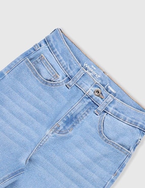 Jeans straight Weekend lavado stone wash para niño