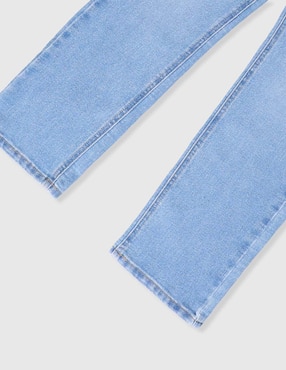 Jeans straight Weekend lavado stone wash para niño