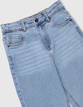 Jeans straight Weekend lavado medio para niña