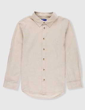 Camisa casual Weekend de algodón manga larga para niño
