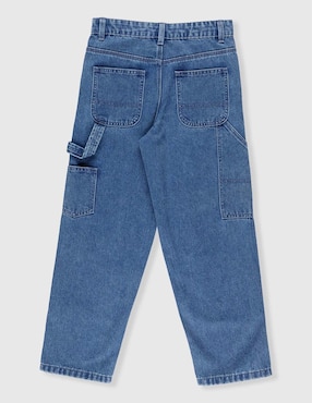 Jeans carpenter amplio Weekend lavado medio para niño