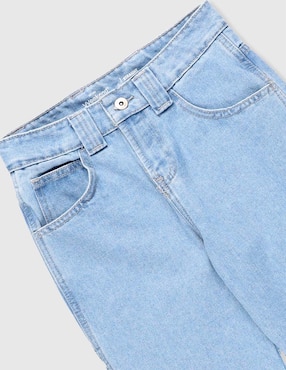 Jeans straight Weekend lavado claro para niña