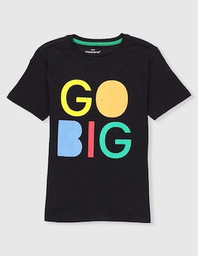 Playera Weekend manga corta para niño